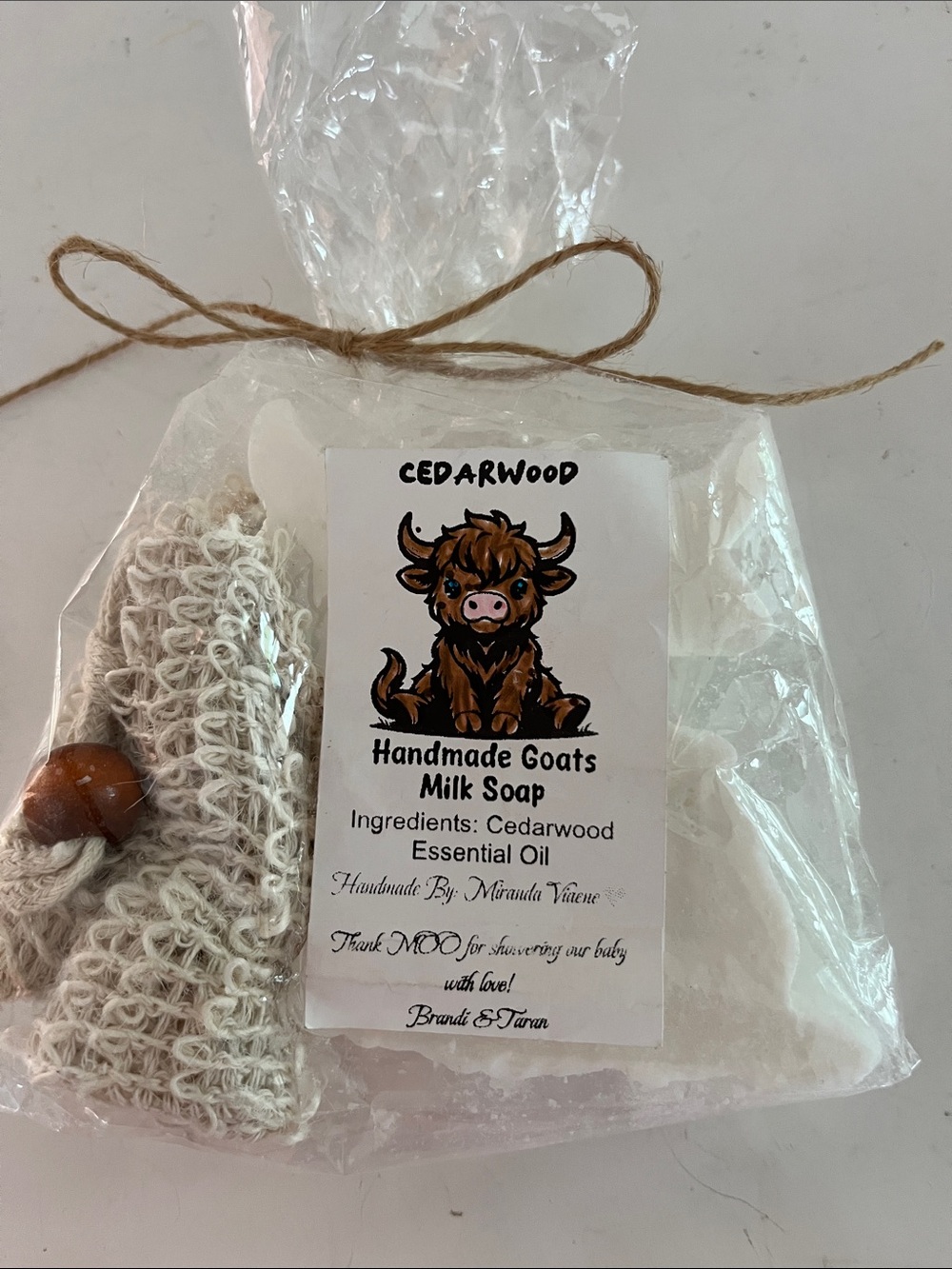 Handmade Goats Milk Soap — White